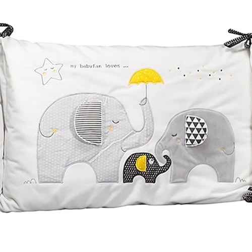 Sauthon Tours De Lit Bébé Tour De Lit Bébé Déhoussable 180x40cm En Coton Blanc 4 Sauthon Tours De Lit Bébé Tour De Lit Bébé Déhoussable 180x40cm En Coton Blanc – Image 2