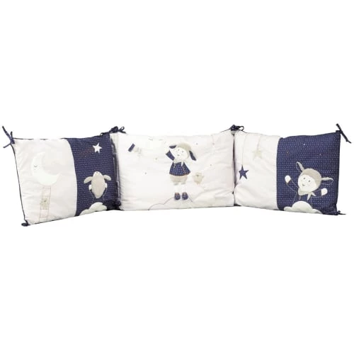 Sauthon Tours De Lit Bébé Tour De Lit Bébé Déhoussable 180x40cm En Coton Blanc 3 Sauthon Tours De Lit Bébé Tour De Lit Bébé Déhoussable 180x40cm En Coton Blanc