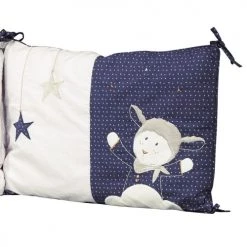 Sauthon Tours De Lit Bébé Tour De Lit Bébé Déhoussable 180x40cm En Coton Blanc 9 Sauthon Tours De Lit Bébé Tour De Lit Bébé Déhoussable 180x40cm En Coton Blanc -Linge de lit bébé Soldes tour de lit bebe dehoussable 180x40cm en coton blanc 6