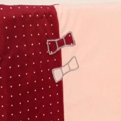 Kinousses Tours De Lit Bébé Tour De Lit Bébé Rose Velours -Linge de lit bébé Soldes tour de lit bebe rose velours 4