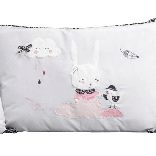 Sauthon Tours De Lit Bébé Tour De Lit Déhoussable 180x40cm En Coton Blanc 4 Sauthon Tours De Lit Bébé Tour De Lit Déhoussable 180x40cm En Coton Blanc – Image 2