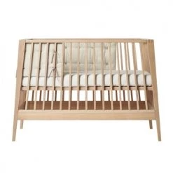 Leander Tours De Lit Bébé Tour De Lit En Coton Bio Cappuccino -Linge de lit bébé Soldes tour de lit en coton bio cappuccino 1