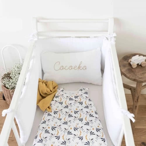 Cocoeko Tours De Lit Bébé Tour De Lit En Gaze De Coton Blanc 6 Cocoeko Tours De Lit Bébé Tour De Lit En Gaze De Coton Blanc – Image 4