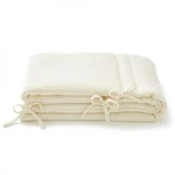 Cocoeko Tours De Lit Bébé Tour De Lit En Gaze De Coton Ecru