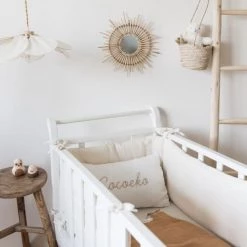 Cocoeko Tours De Lit Bébé Tour De Lit En Gaze De Coton Ecru 10 Cocoeko Tours De Lit Bébé Tour De Lit En Gaze De Coton Ecru -Linge de lit bébé Soldes tour de lit en gaze de coton ecru 4