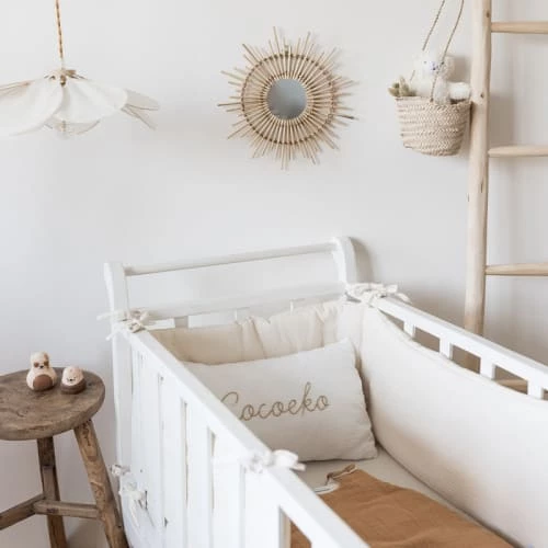Cocoeko Tours De Lit Bébé Tour De Lit En Gaze De Coton Ecru 5 Cocoeko Tours De Lit Bébé Tour De Lit En Gaze De Coton Ecru – Image 3