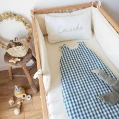 Cocoeko Tours De Lit Bébé Tour De Lit En Gaze De Coton Ecru 11 Cocoeko Tours De Lit Bébé Tour De Lit En Gaze De Coton Ecru -Linge de lit bébé Soldes tour de lit en gaze de coton ecru 5