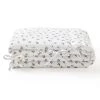 Cocoeko Tours De Lit Bébé Tour De Lit En Gaze De Coton Fleurs (30x190 Cm) -Linge de lit bébé Soldes tour de lit en gaze de coton fleurs 30x190 cm