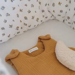 Cocoeko Tours De Lit Bébé Tour De Lit En Gaze De Coton Fleurs (30x190 Cm) 10 Cocoeko Tours De Lit Bébé Tour De Lit En Gaze De Coton Fleurs (30x190 Cm) -Linge de lit bébé Soldes tour de lit en gaze de coton fleurs 30x190 cm 3