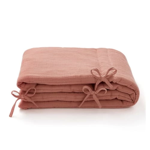 Cocoeko Tours De Lit Bébé Tour De Lit En Gaze De Coton Marsala 3 Cocoeko Tours De Lit Bébé Tour De Lit En Gaze De Coton Marsala