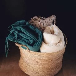 Cocoeko Tours De Lit Bébé Tour De Lit En Gaze De Coton Vert Sapin (30 X 190 Cm) 12 Cocoeko Tours De Lit Bébé Tour De Lit En Gaze De Coton Vert Sapin (30 X 190 Cm) -Linge de lit bébé Soldes tour de lit en gaze de coton vert sapin 30 x 190 cm 5