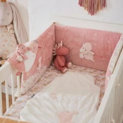 Noukie's Tours De Lit Bébé Tour De Lit Lina & Joy (pour Les Lits De 60x120 Cm Et 70x140 Cm) -Linge de lit bébé Soldes tour de lit lina joy pour les lits de 60x120 cm et 70x140 cm 5