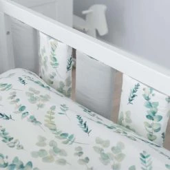 Sevira Kids Tours De Lit Bébé Tour De Lit Modulable Et Réversible, Eucalyptus 11 Sevira Kids Tours De Lit Bébé Tour De Lit Modulable Et Réversible, Eucalyptus -Linge de lit bébé Soldes tour de lit modulable et reversible eucalyptus 3