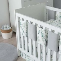 Sevira Kids Tours De Lit Bébé Tour De Lit Modulable Et Réversible, Eucalyptus 12 Sevira Kids Tours De Lit Bébé Tour De Lit Modulable Et Réversible, Eucalyptus -Linge de lit bébé Soldes tour de lit modulable et reversible eucalyptus 4