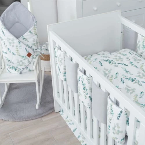 Sevira Kids Tours De Lit Bébé Tour De Lit Modulable Et Réversible, Eucalyptus 8 Sevira Kids Tours De Lit Bébé Tour De Lit Modulable Et Réversible, Eucalyptus – Image 6