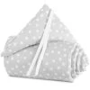 BABYBAY Tours De Lit Bébé Tour De Lit Piqué Pour Berceaux Cododo Gris Pois Blancs 1 BABYBAY Tours De Lit Bébé Tour De Lit Piqué Pour Berceaux Cododo Gris Pois Blancs -Linge de lit bébé Soldes tour de lit pique pour berceaux cododo gris pois blancs