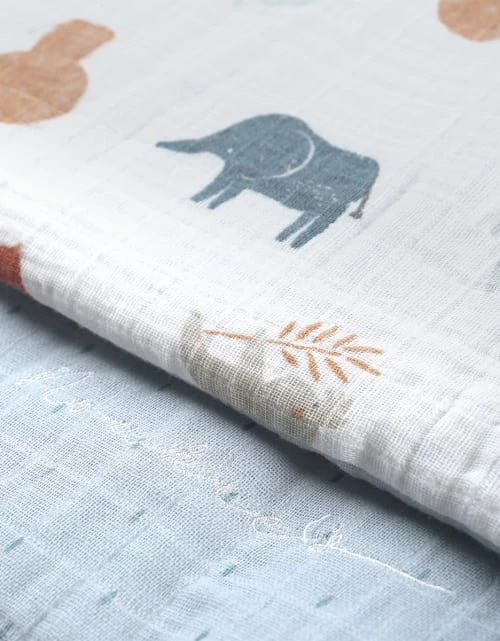 Noukie's Tours De Lit Bébé Tour De Lit Réversible En Mousseline De Coton Bio Jungle 7 Noukie's Tours De Lit Bébé Tour De Lit Réversible En Mousseline De Coton Bio Jungle – Image 5