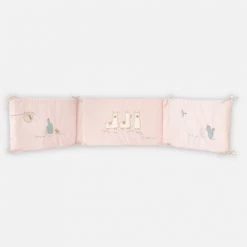 Noukie's Tours De Lit Bébé Tour De Lit Rose Moris & Sacha (pour Lits 60 X 120 Et 70 X 140 Cm) 8 Noukie's Tours De Lit Bébé Tour De Lit Rose Moris & Sacha (pour Lits 60 X 120 Et 70 X 140 Cm) -Linge de lit bébé Soldes tour de lit rose moris sacha pour lits 60 x 120 et 70 x 140 cm 2