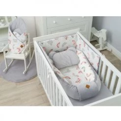 Sevira Kids Tours De Lit Bébé Tour De Lit Universel Et Réversible En Coton- RAINBOW -Linge de lit bébé Soldes tour de lit universel et reversible en coton rainbow 2