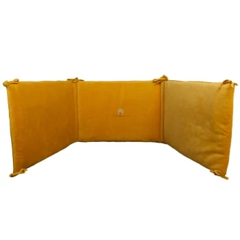 Eveil Et Nature Tours De Lit Bébé Tour De Lit Velours 45x190 Cm Coton Bio Iris 5 Eveil Et Nature Tours De Lit Bébé Tour De Lit Velours 45x190 Cm Coton Bio Iris – Image 3