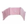 Eveil Et Nature Tours De Lit Bébé Tour De Lit Velours 40x180 Cm Coton Bio Bois De Rose